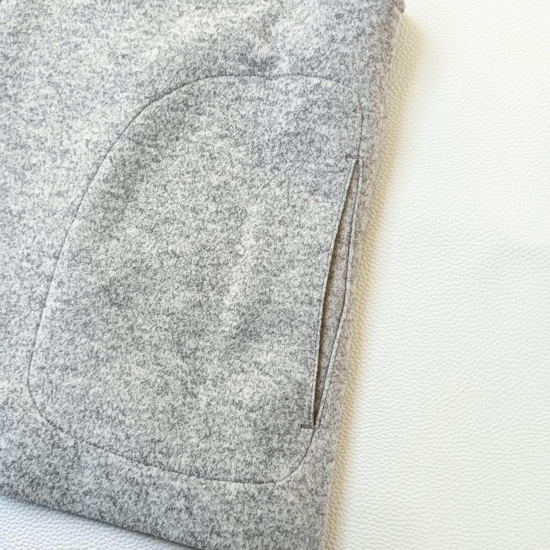 ほぼ未使用✨《YONFA》ヨンファ ウールジップベスト ダブルジップ キレイめ