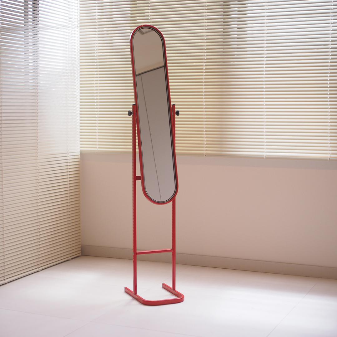 ミッドセンチュリー 80s レトロポップ スタンドミラー