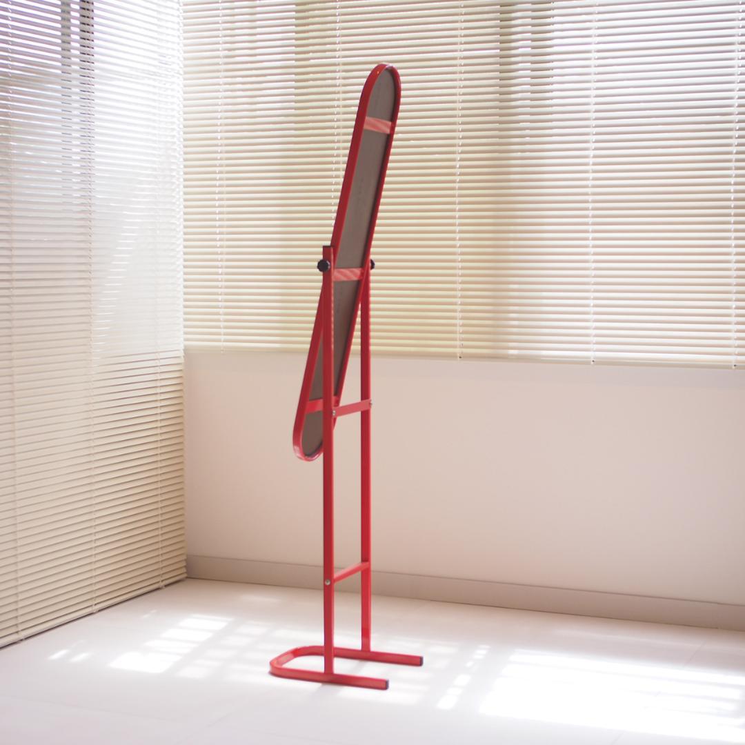 ミッドセンチュリー 80s レトロポップ スタンドミラー