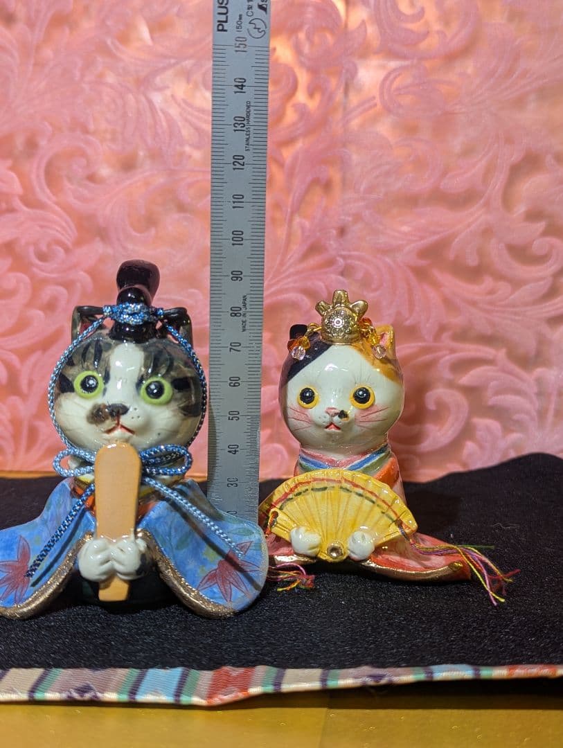 猫の雛人形
