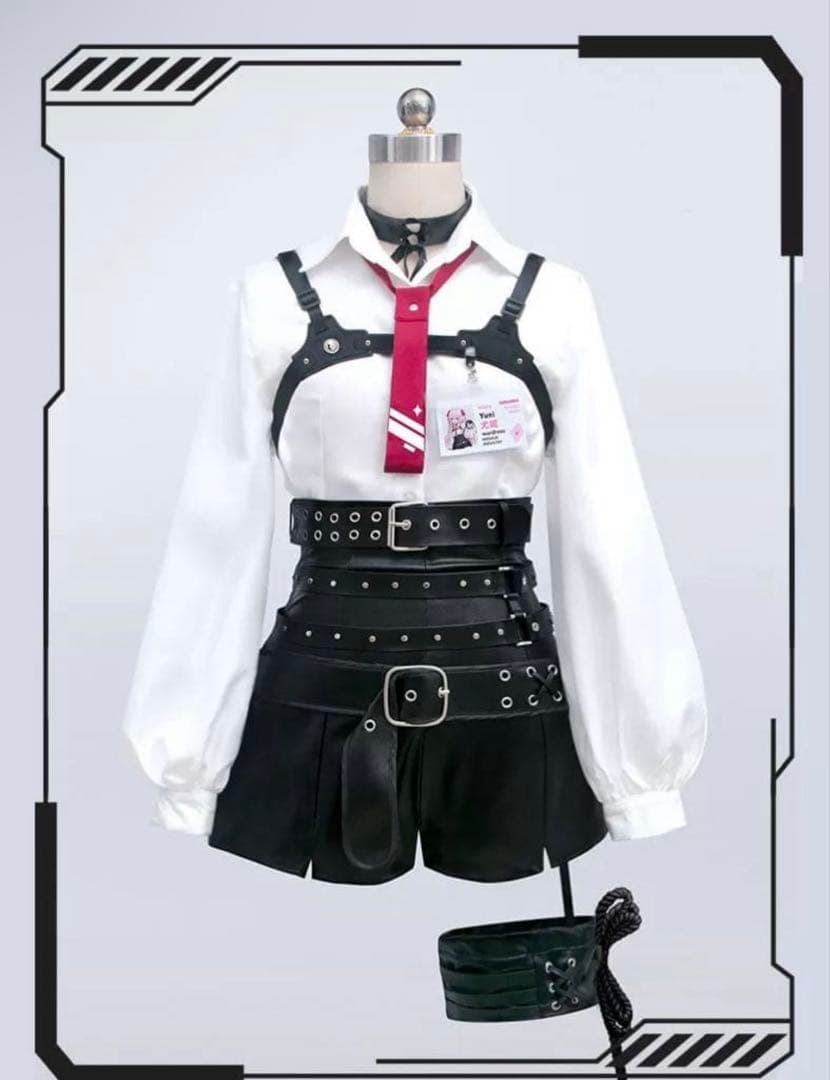 【豪華フルセット】勝利の女神：NIKKE ユニ　コスプレ衣装＋ヴィック＋靴　S