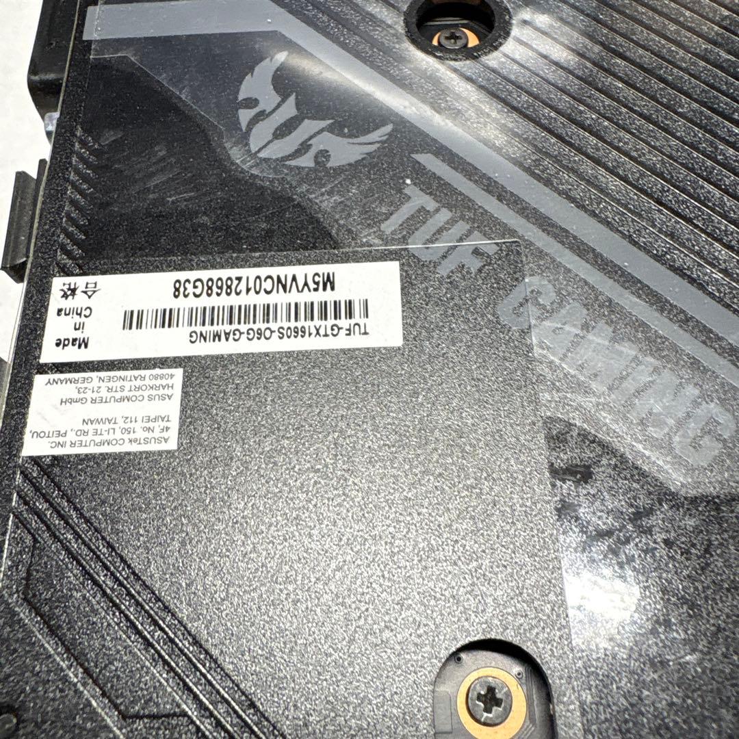 ASUS TUF Gaming GTX 1660 Super　ジャンク