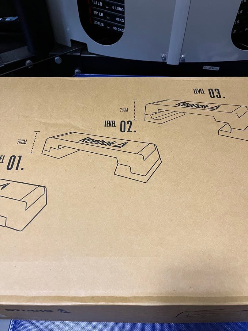 【美品】Reebok(リーボック)ステップ台昇降3段階調節 踏み台