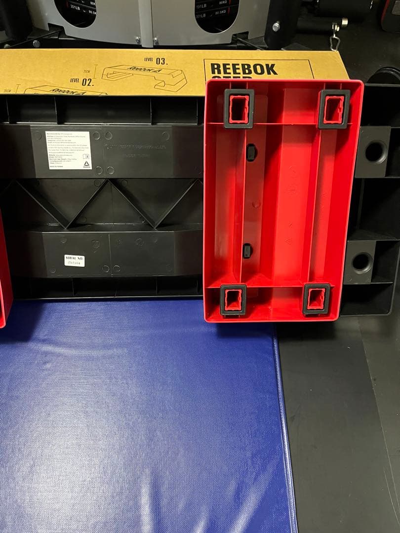 【美品】Reebok(リーボック)ステップ台昇降3段階調節 踏み台