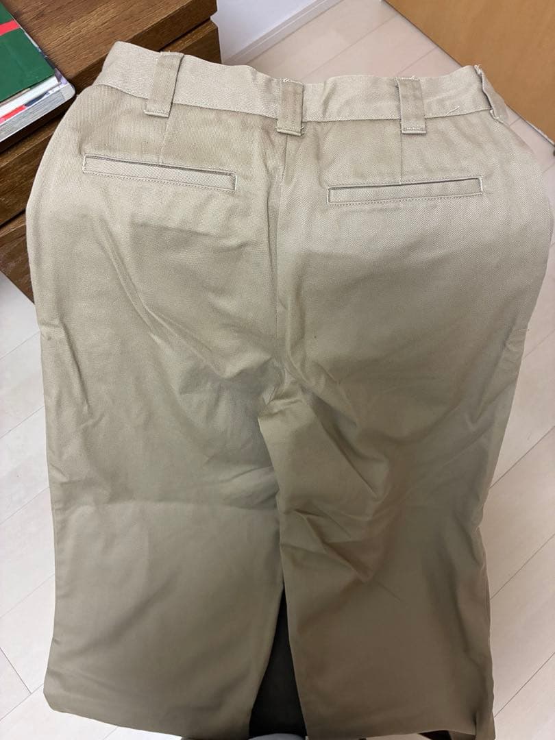 シンゾーン トムボーイパンツ ベージュ 36 タックパンツ