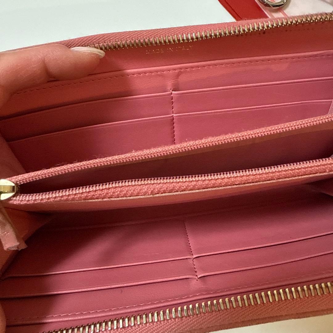 Chanel ピンク キルティング 長財布