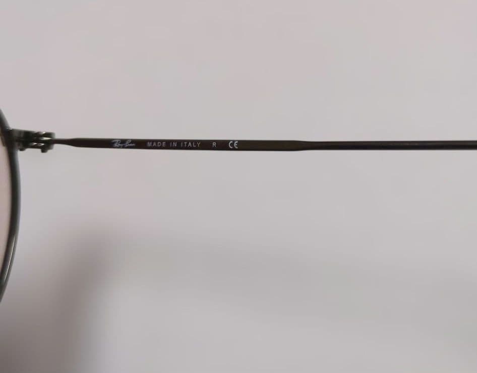 レイバン ラウンドメタル RB3447 Evolve 004/T5調光