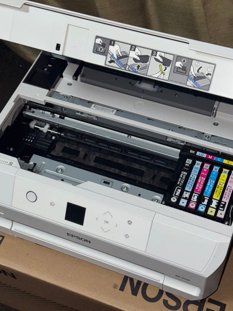 保証書有効！ EPSON EP-717A インクジェットプリンター 本体