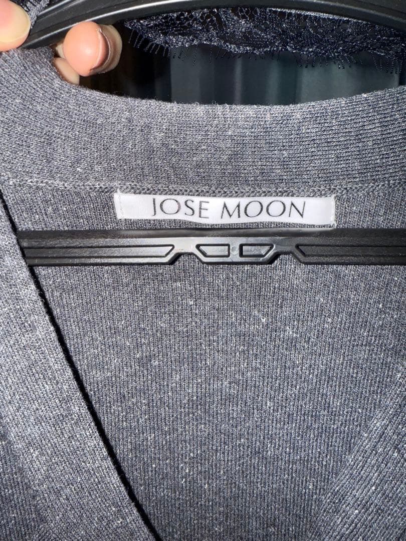 JOSE MOON ジョゼムーン　ニットベスト　レース　グレー