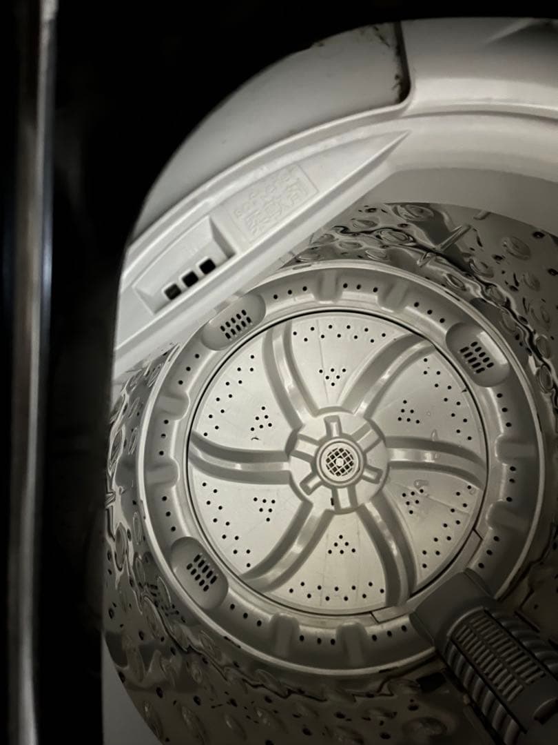 アイリスオーヤマ6kg 2021年製上面開き式洗濯機 ブラック