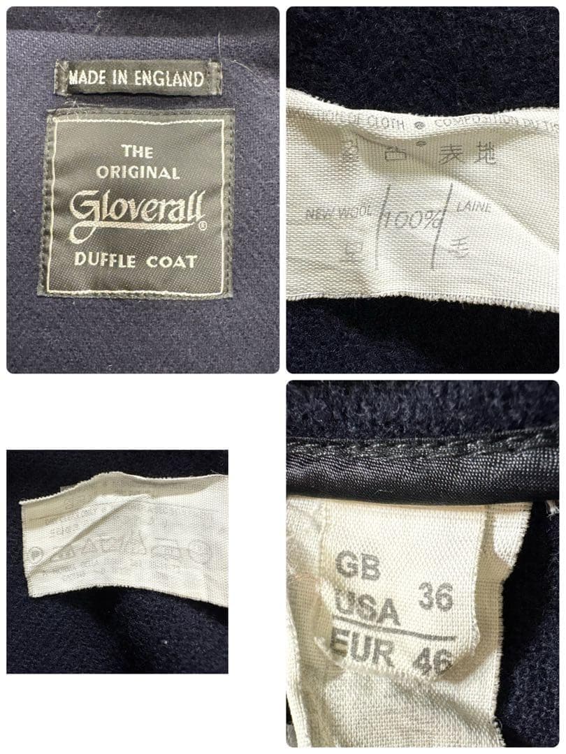 グローバーオール キングストン ダッフルコート ヘリンボーン ムーアブルック
