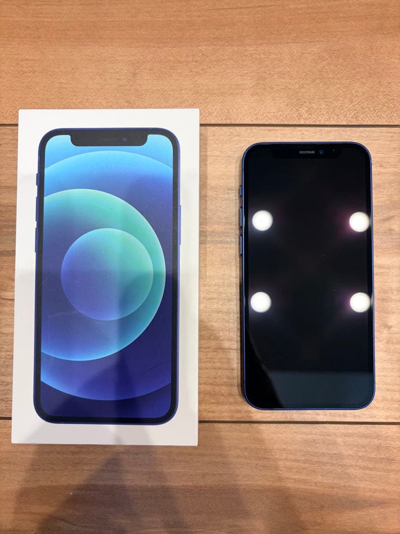 Apple iPhone 12mini 128 ブルー 本体 充電ケーブル付き