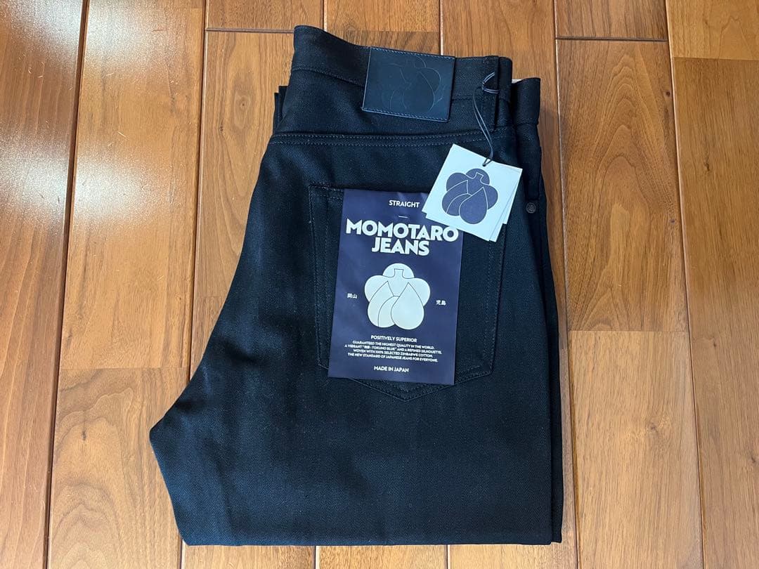 MOMOTARO JEANS ストレートデニム ブラック