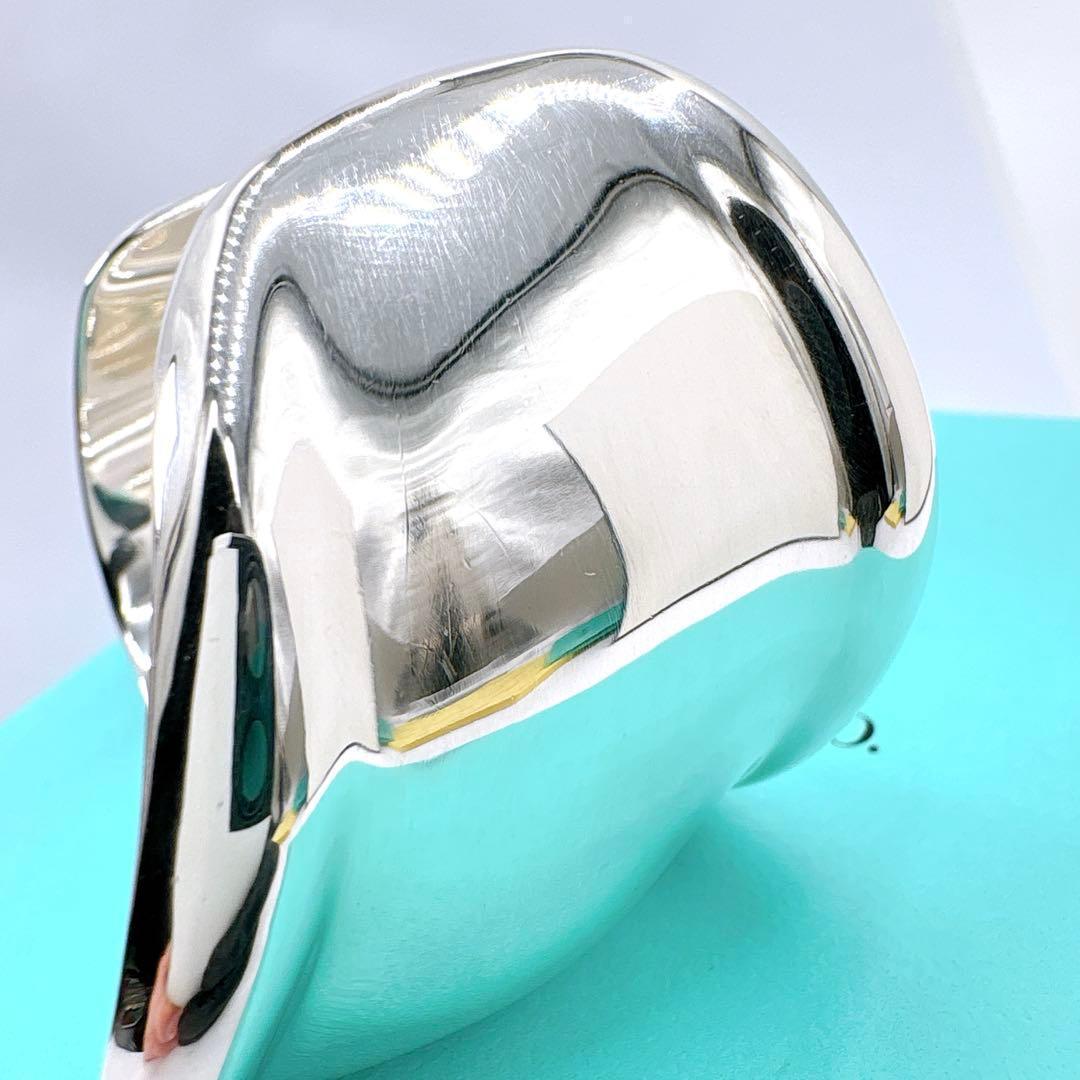美品 ティファニー ボーンカフ スモール バングル シルバー925