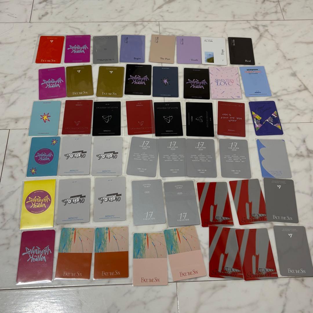 seventeen ミンギュ　セブチ　トレカ　まとめ売り　ラキドロ　タワレコ