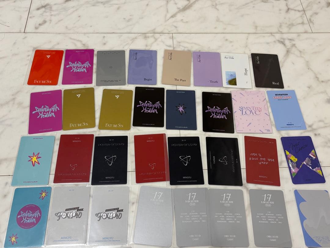seventeen ミンギュ　セブチ　トレカ　まとめ売り　ラキドロ　タワレコ