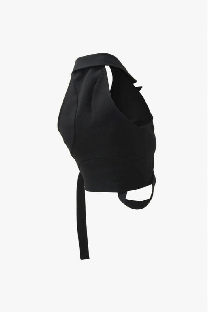 トップス theredthread S ring tailored vest black