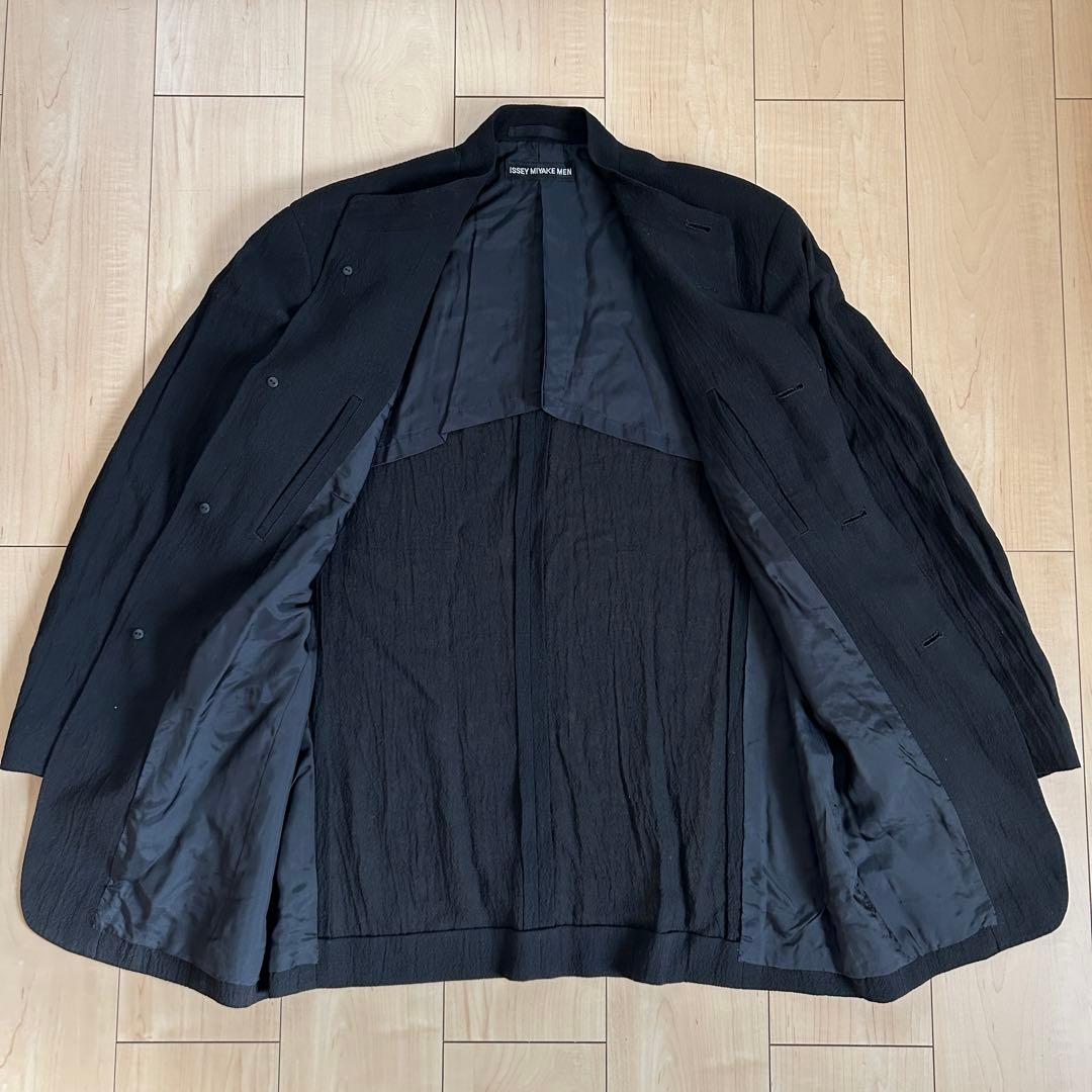 【ISSEY MIYAKE MEN】00ss リネンウール マオカラージャケット