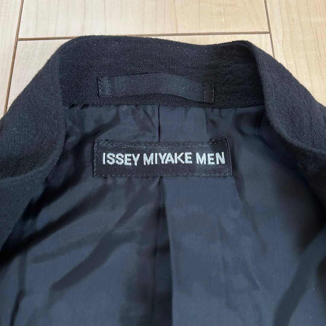 【ISSEY MIYAKE MEN】00ss リネンウール マオカラージャケット