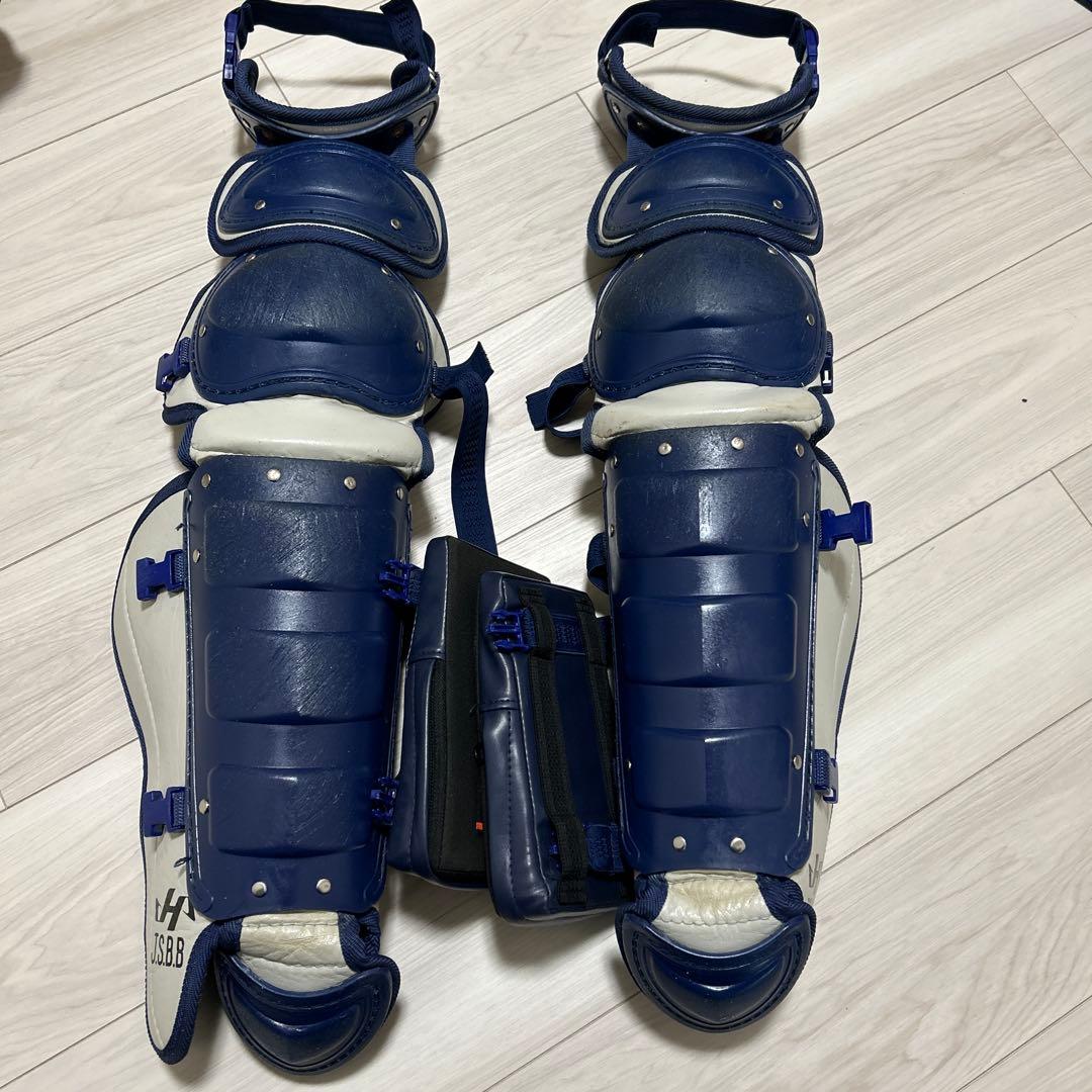 値下げしました。ハタケヤマ　キャッチャー防具セット　オーダーマスクニークッション