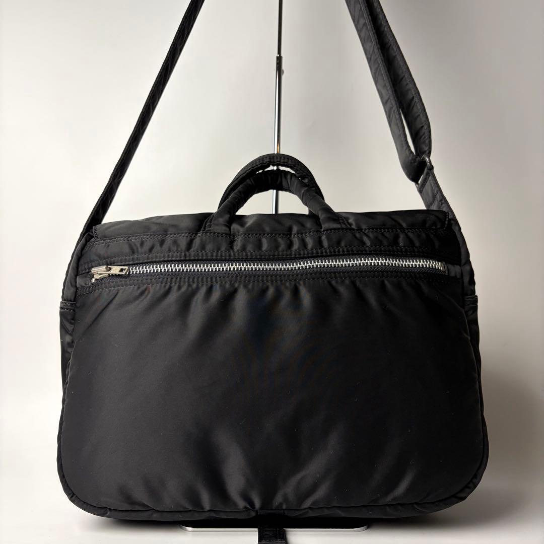 ポーター タンカー ヘルメットバッグ フラップ 2way ブラック大容量