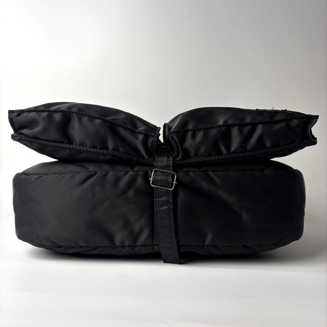 ポーター タンカー ヘルメットバッグ フラップ 2way ブラック大容量