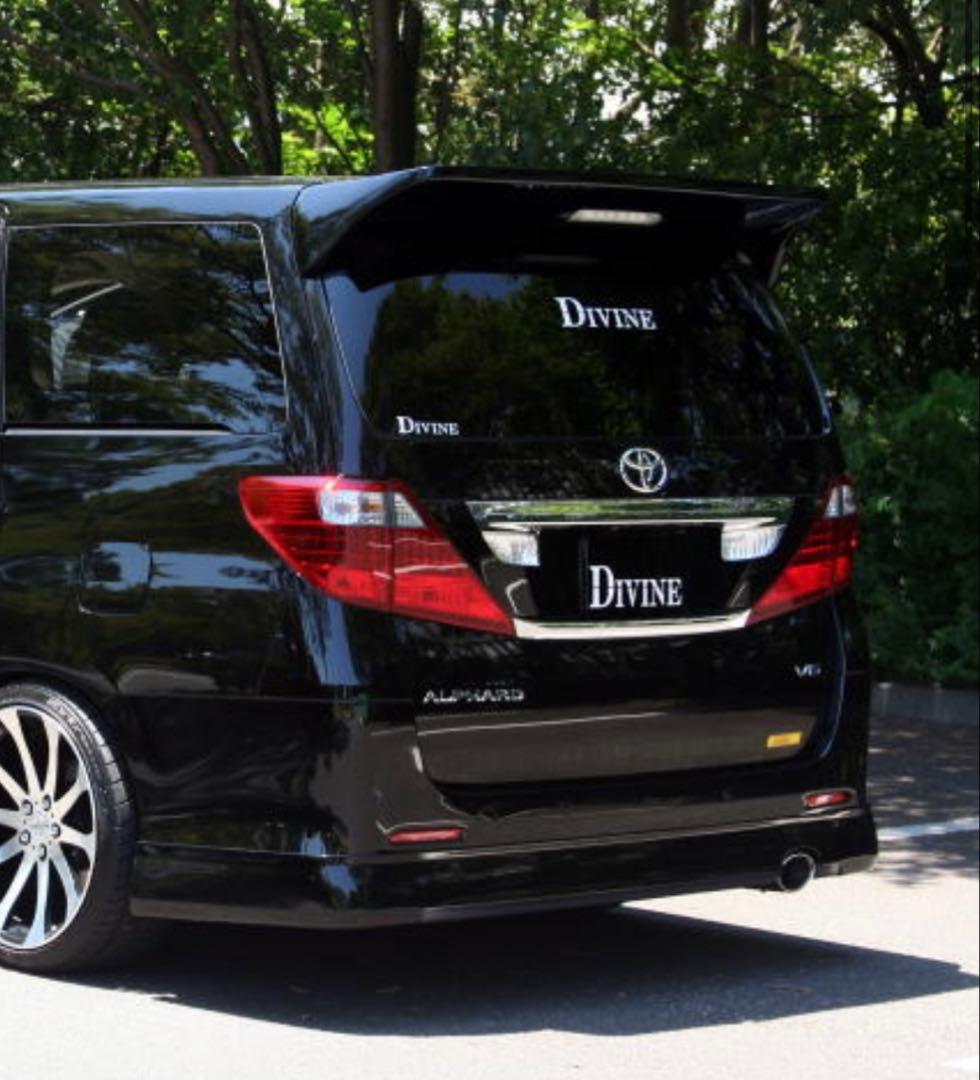 DIVINE リアハーフスポイラー　アルファード20 ヴェルファイア20