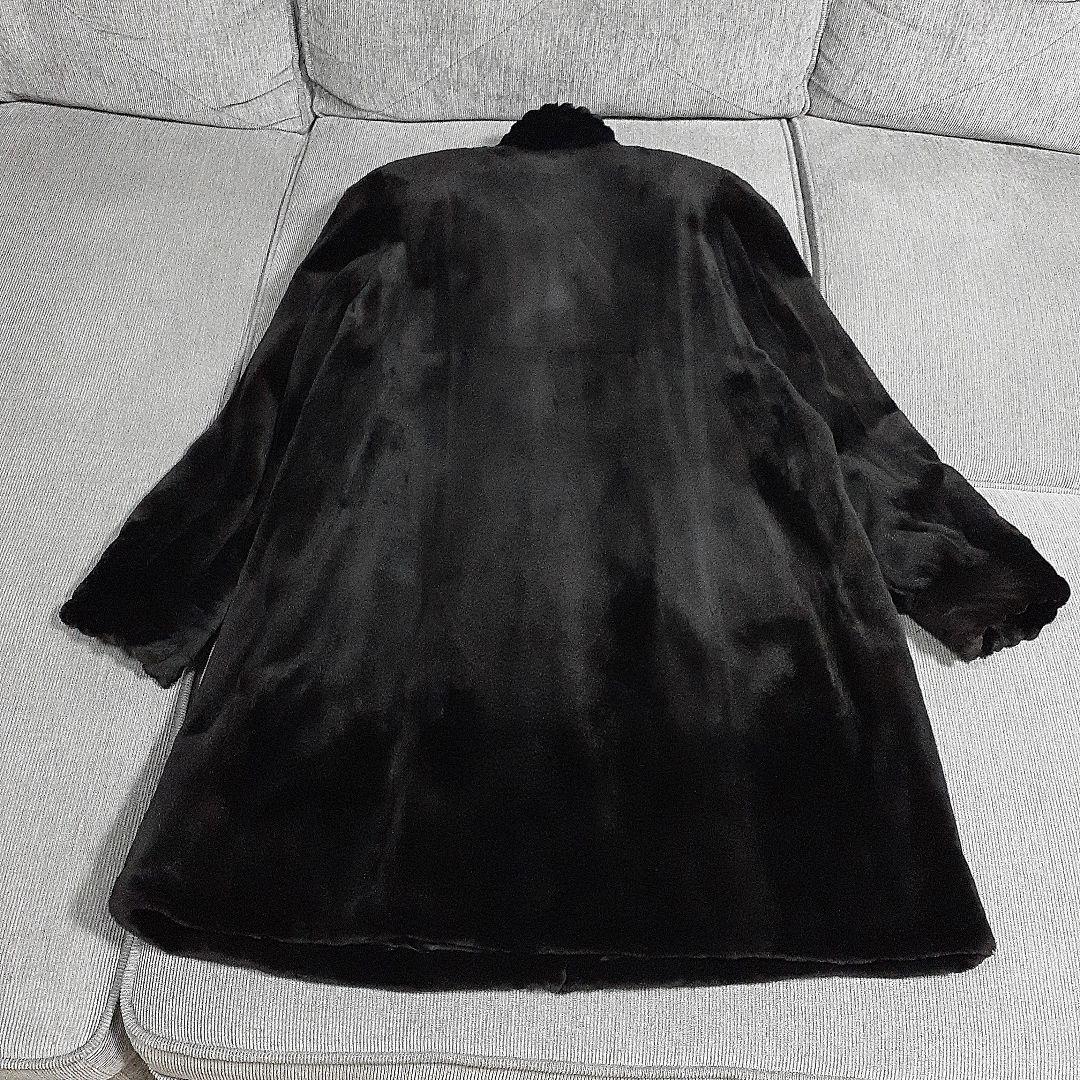 シェアードミンク ブラック コート