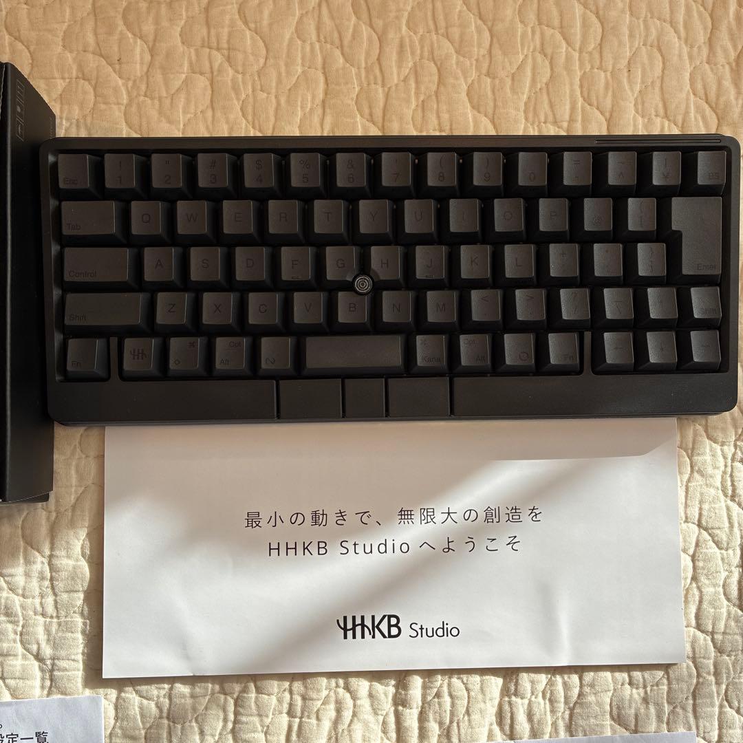 HHKB Studio 日本語配列（墨）付属品・箱あり　乾電池付き