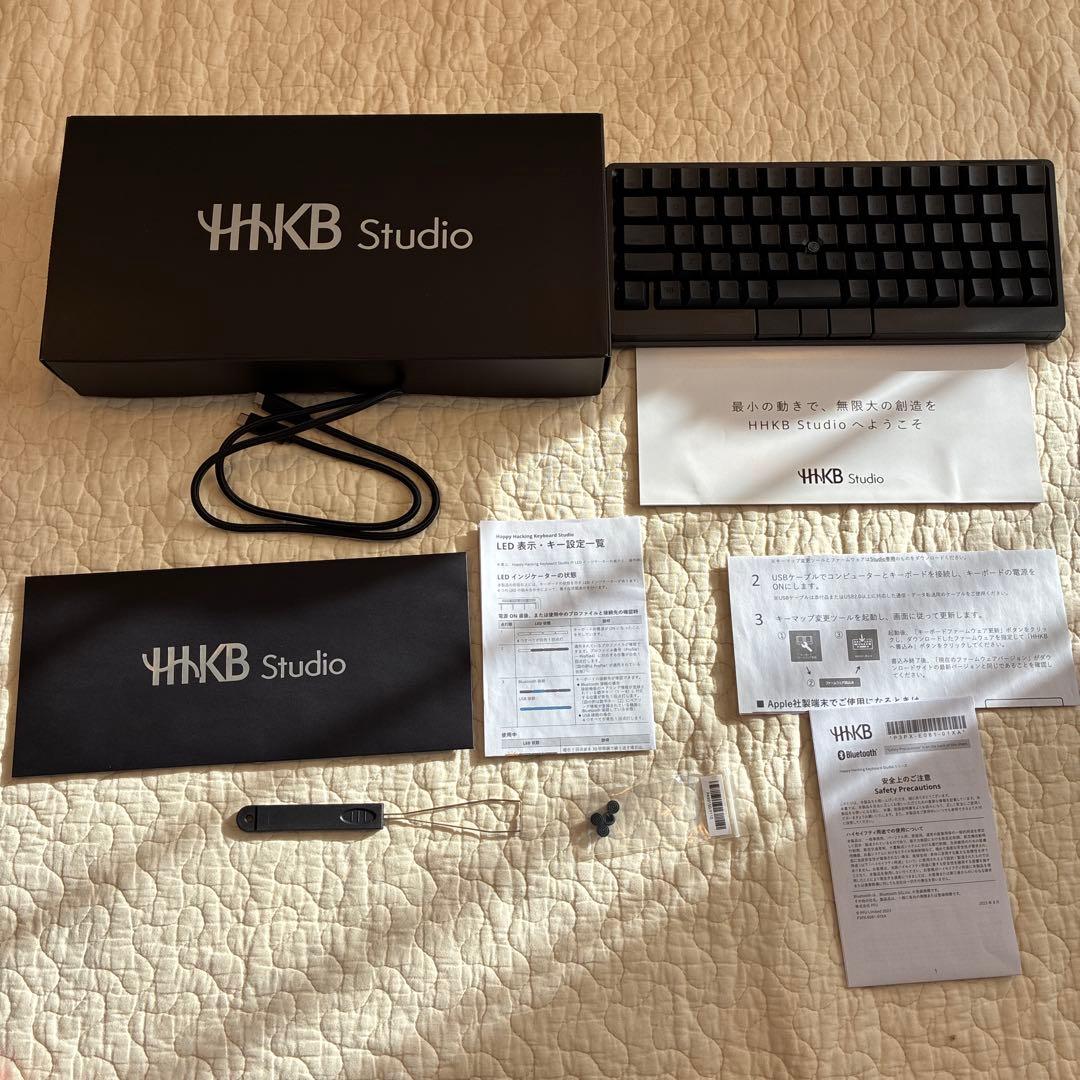 HHKB Studio 日本語配列（墨）付属品・箱あり　乾電池付き