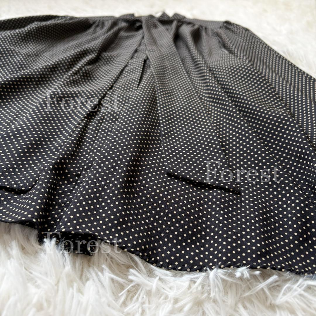 【美品】ミニドットプリントボウタイブラウス　size36　トゥモローランド