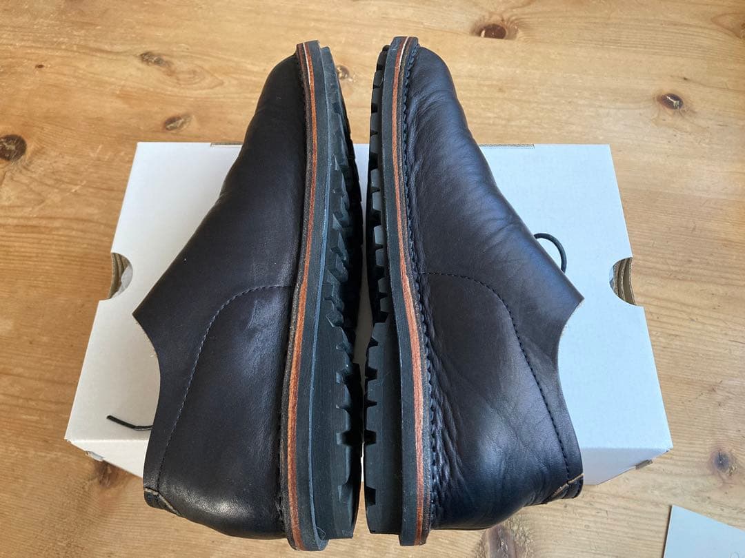 極美品　Forest shoemaker ローカット23.5cm ブラック