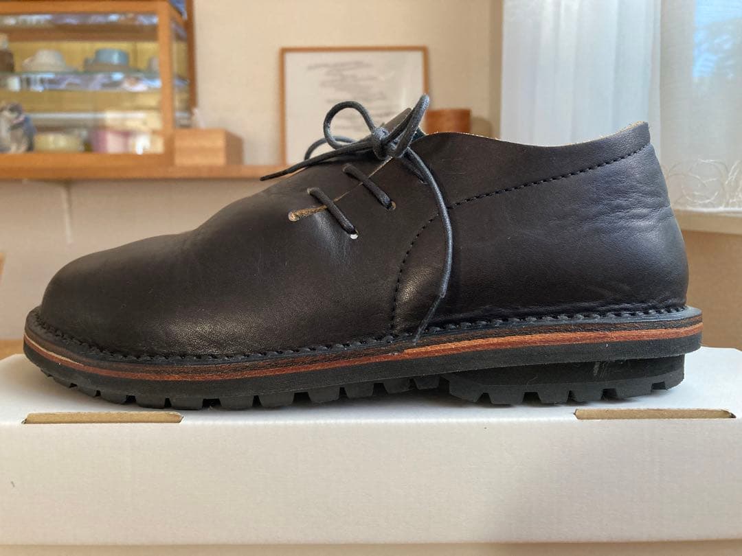 極美品　Forest shoemaker ローカット23.5cm ブラック