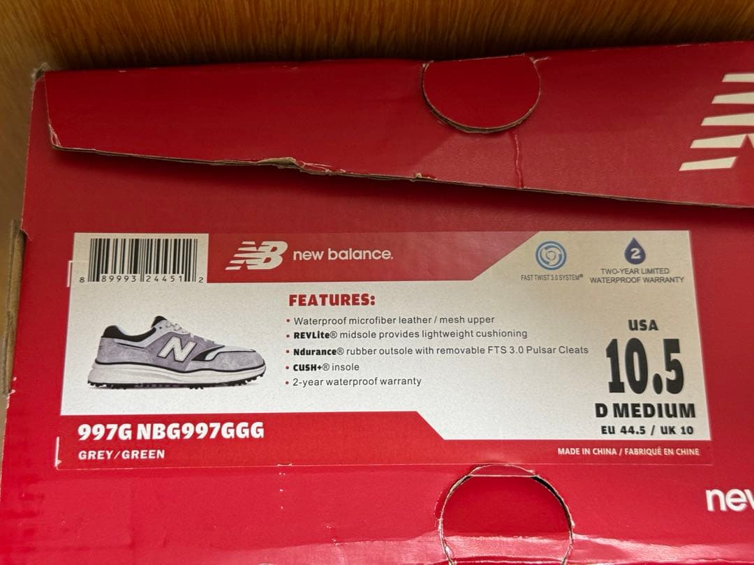 n*3様 New Balance Malbon ゴルフシューズ997Gグリーン