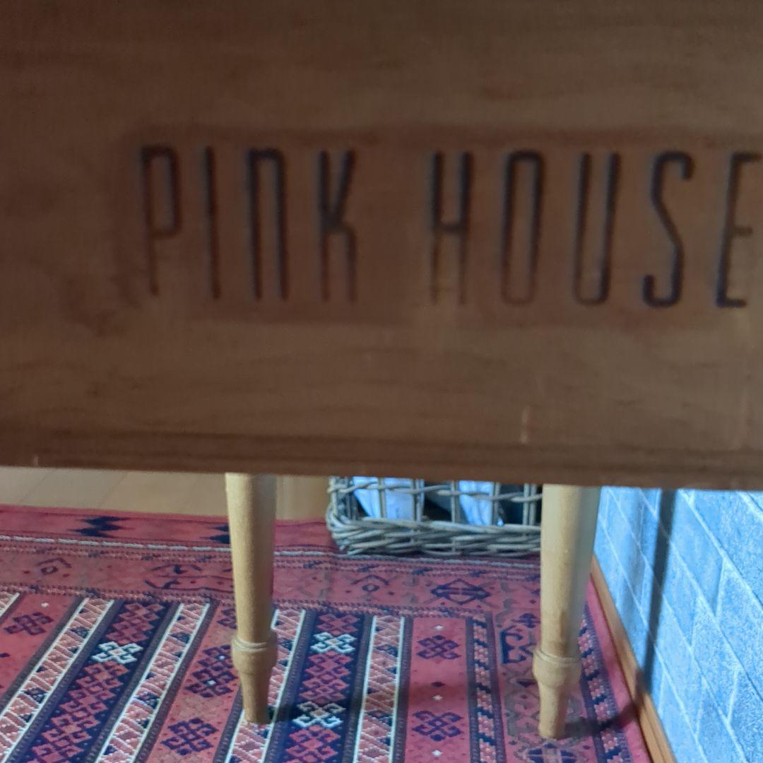 PINK HOUSE アンティークパイン木製テーブル