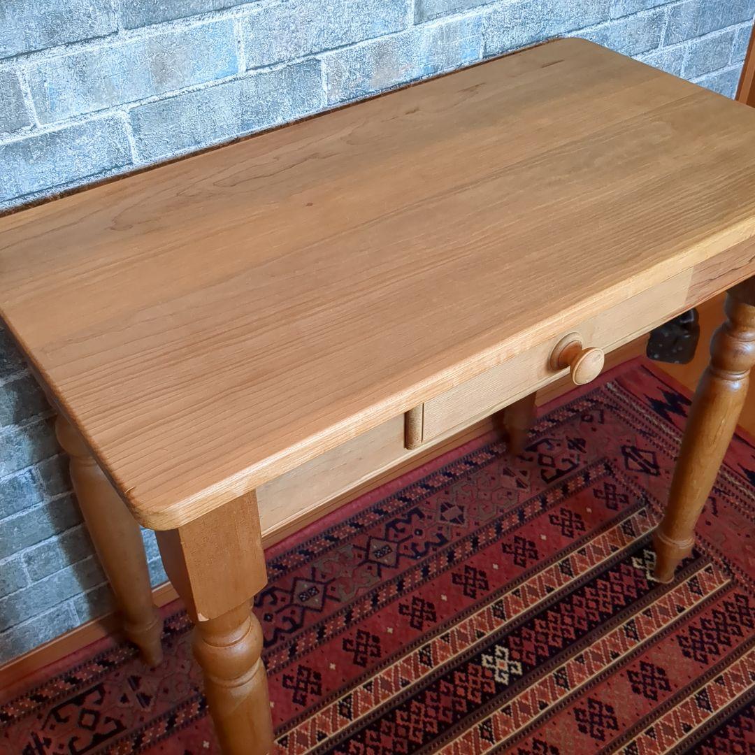 PINK HOUSE アンティークパイン木製テーブル