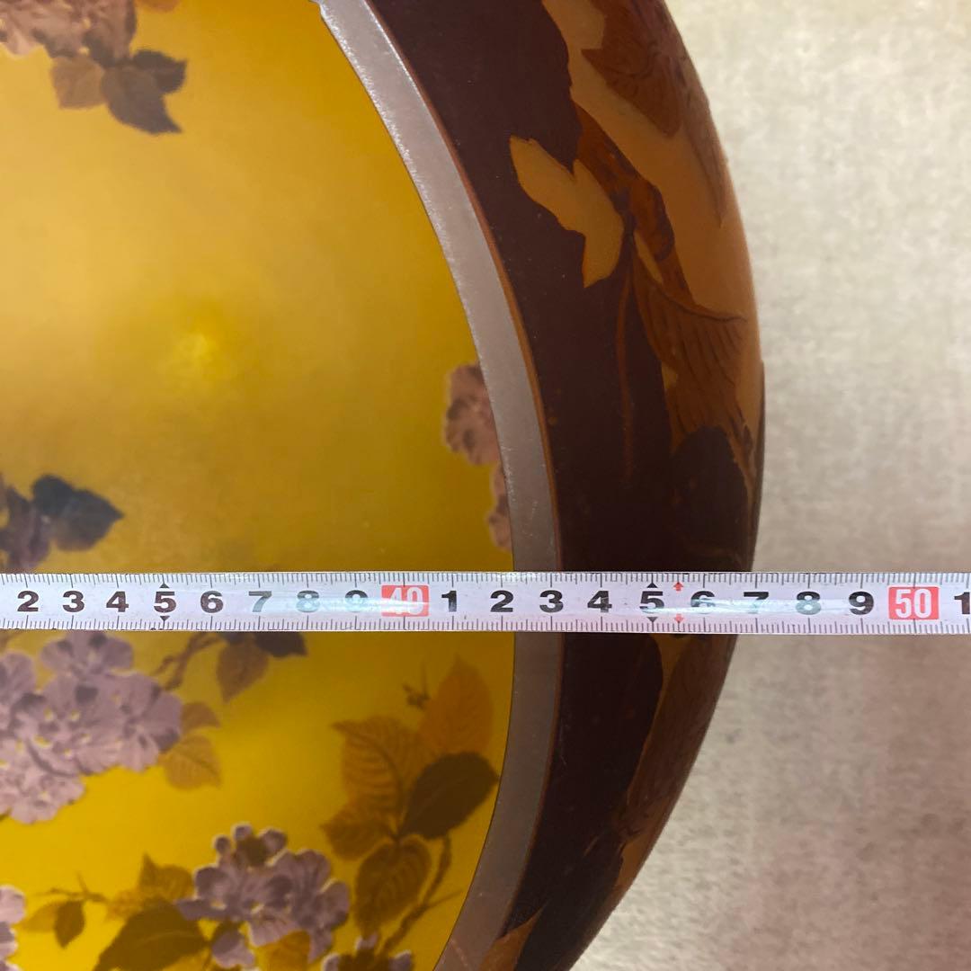 エミールガレサイン有　特大ランプ傘　幅51㎝　東な8-0201①