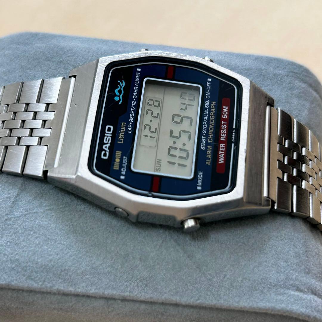 レア 日本製 スイマー CASIO W-30 ヴィンテージカシオ カジキ 古着