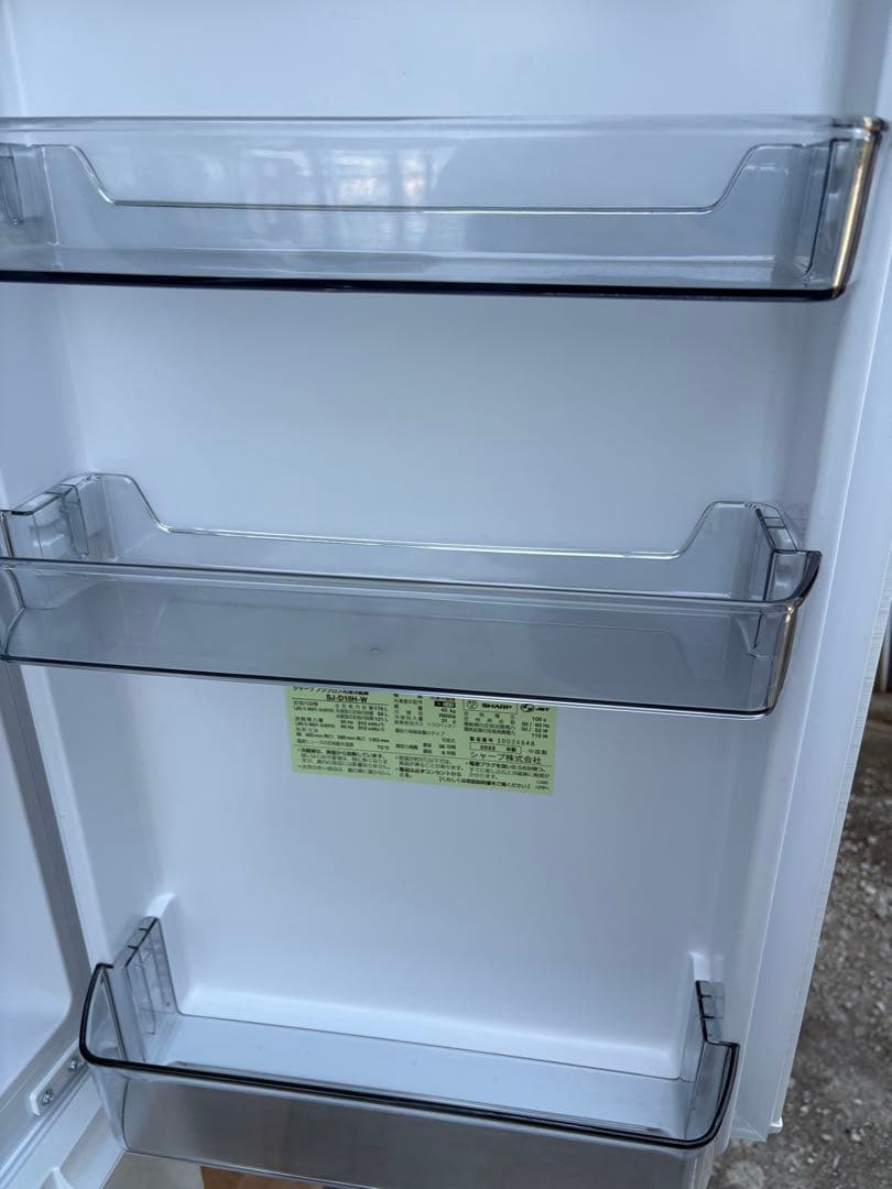 SHARP 冷蔵庫 SJ-D18H-W 179L 2022年製 全国送料無料