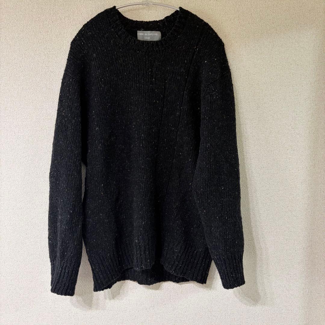 90s COMME des GARCONS HOMME ネップニット　グレー