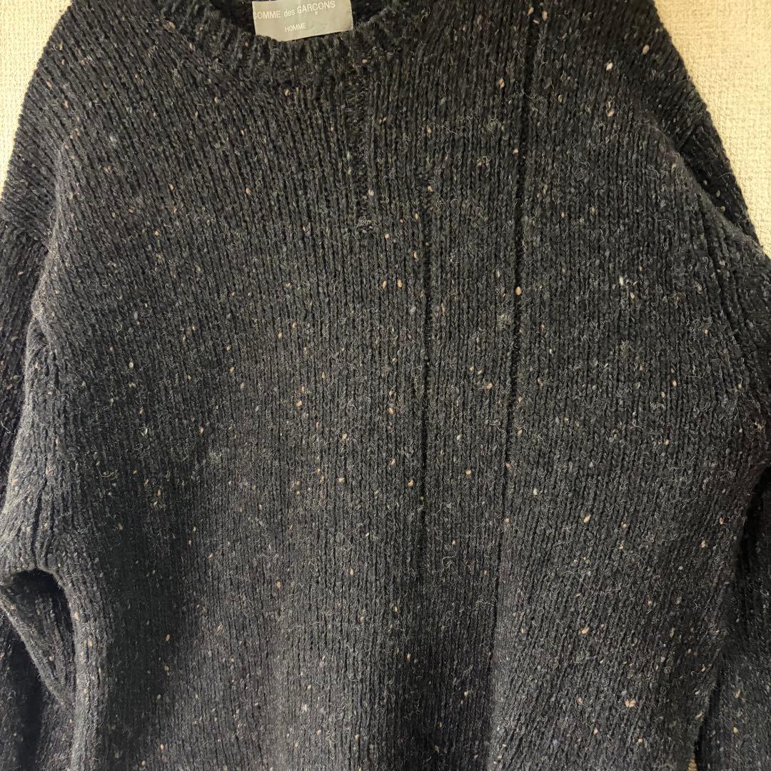 90s COMME des GARCONS HOMME ネップニット　グレー