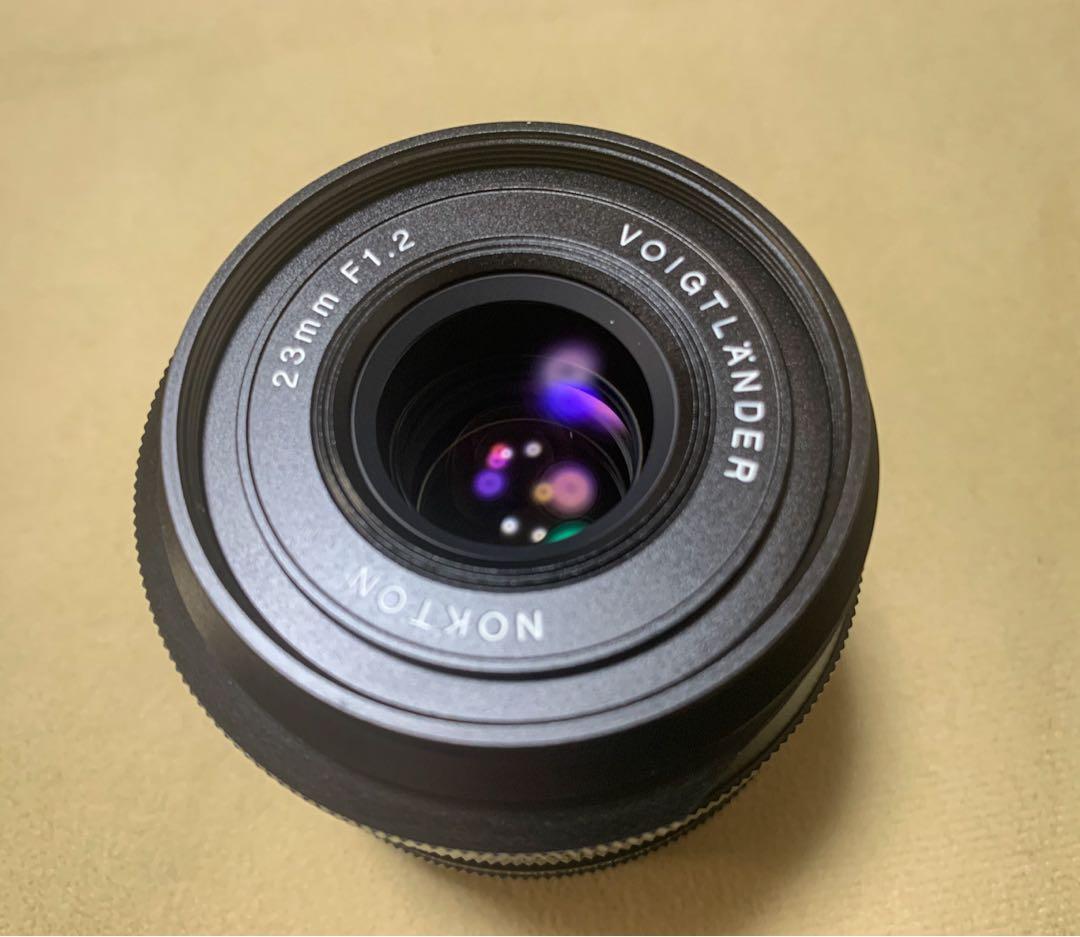 Voigtlander NOKTON 23mm F1.2、フィルター付き