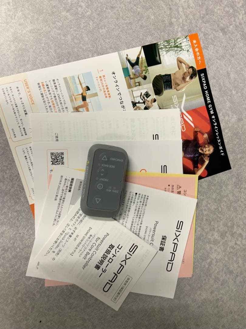 Mサイズ　シックスパット　パワースーツコアベルト、コントローラ付