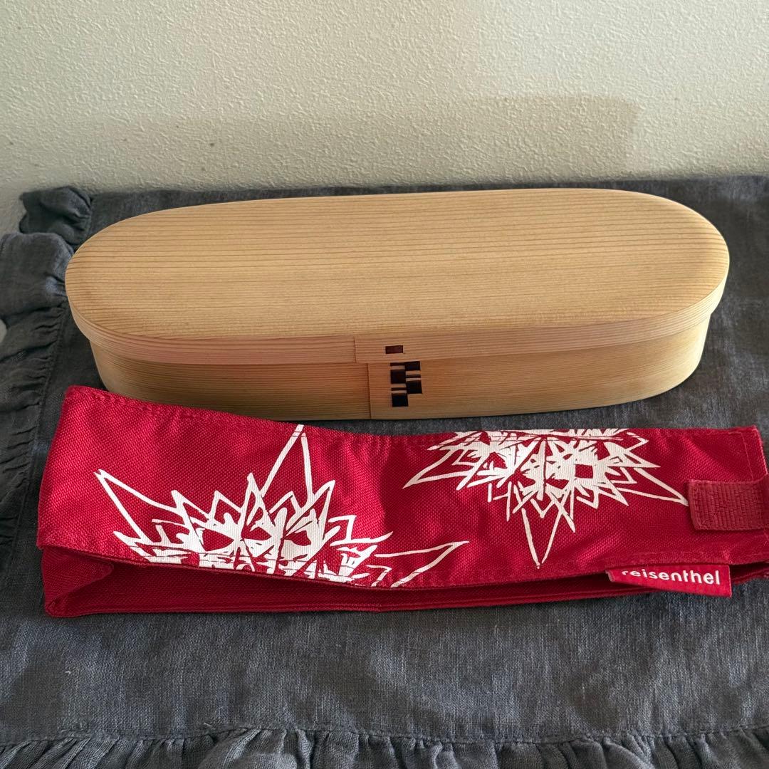 柴田慶喜商店　別注長手弁当　おまけつき　曲げわっぱ