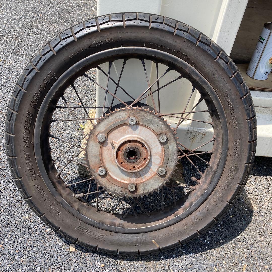 sr400純正フロント、リアホイールセット