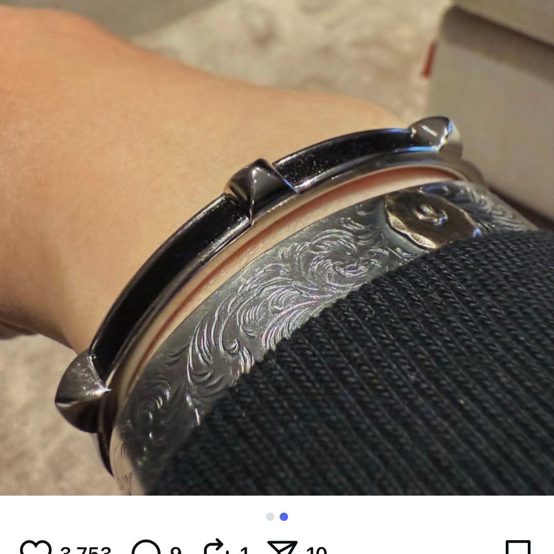 【新品未使用】HERMES アテナ　バングル　 ATHENA BANGLE