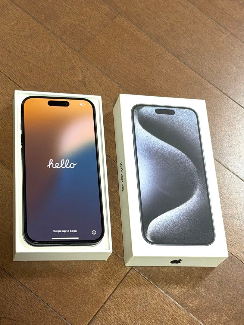 iPhone 15 Pro ブルーチタニウム 本体
