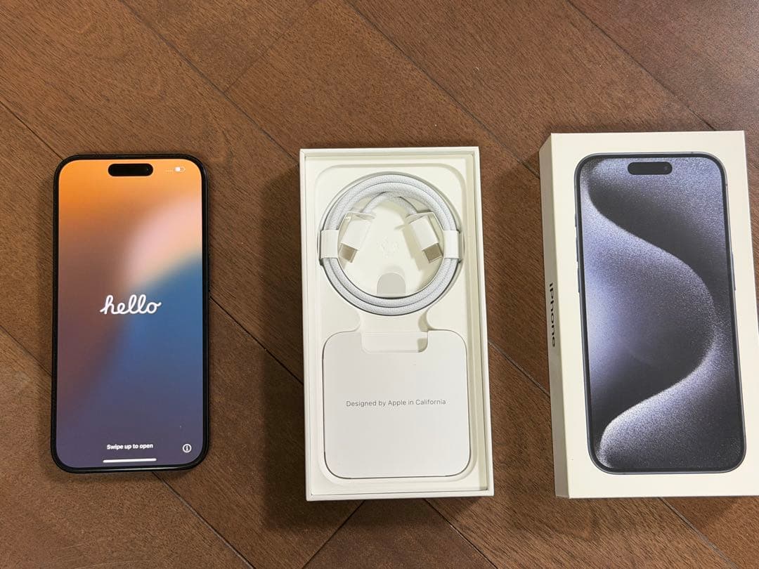 iPhone 15 Pro ブルーチタニウム 本体