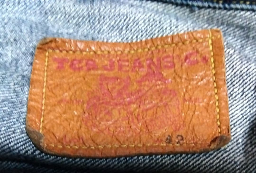 TCBジーンズ　ジージャン　大戦モデル　1st　s506xx　42　Tバック