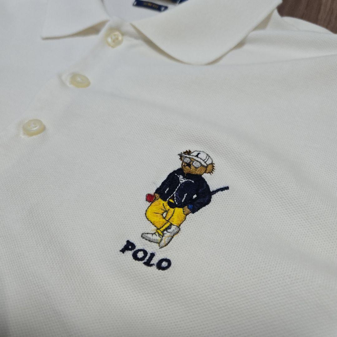 POLO RALPH LAUREN ホワイトポロシャツ M